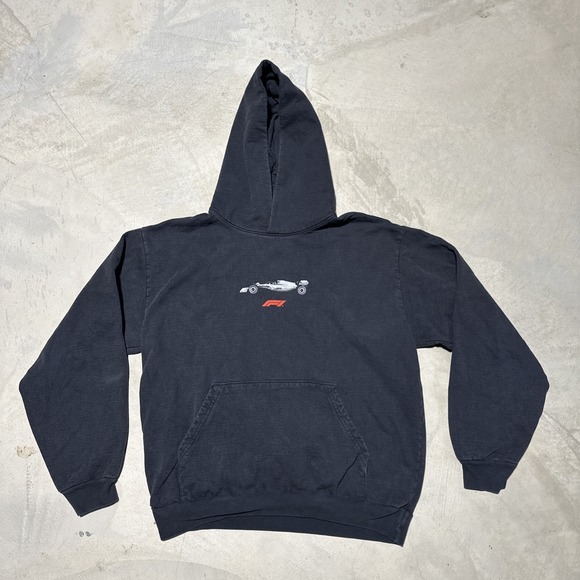 PacSun Other - Formula 1 Hoodie Men's SZ L Black Pacsun Pockets Racecar F1 Thick Heavy Racing